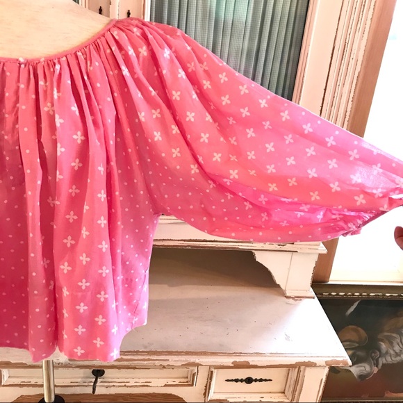 ❌SOLDVoluminous Cotton Voile Peasant Top - Picture 7 of 9